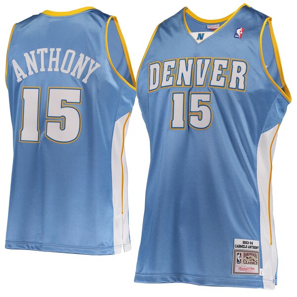 maglia nba Carmelo Anthony 15 2019-2020 denver nuggets Blu